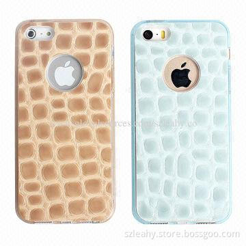 High-grade soft PU leather for iPhone5, very comfortable, various colors are available